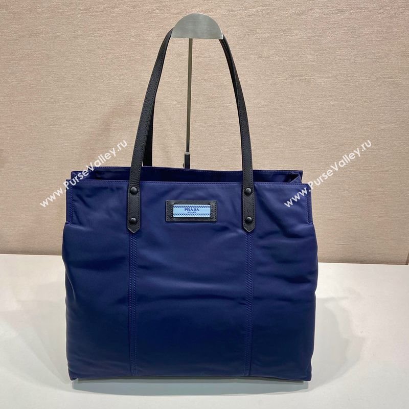 Prada Nylon Tote Bag Blue 2025 1BG184 (YZ-250207042)