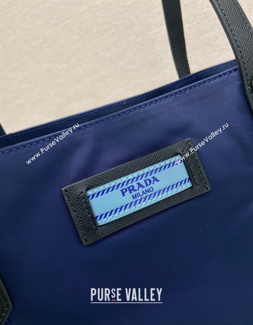 Prada Nylon Tote Bag Blue 2025 1BG184 (YZ-250207042)