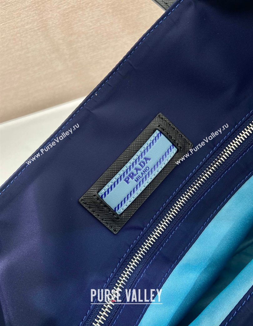 Prada Nylon Tote Bag Blue 2025 1BG184 (YZ-250207042)
