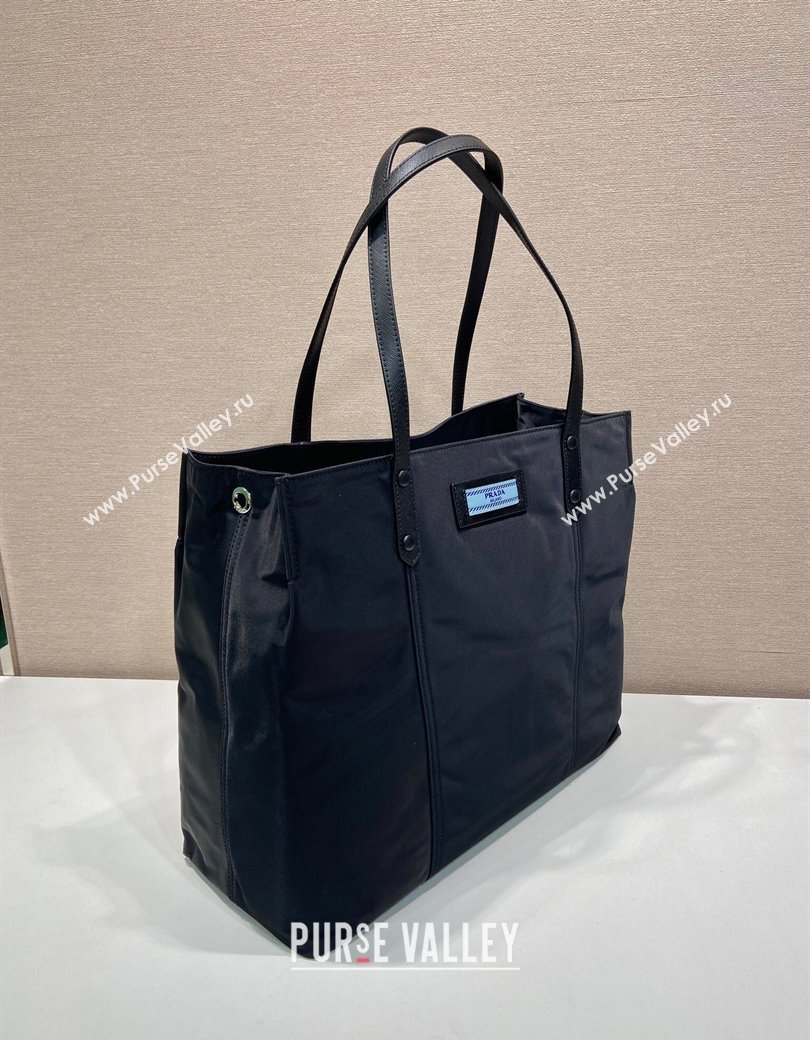 Prada Nylon Tote Bag Black 2025 1BG184 (YZ-250207043)