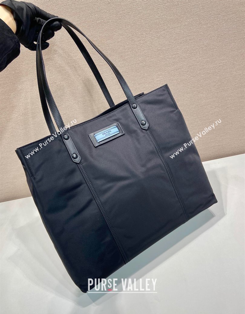 Prada Nylon Tote Bag Black 2025 1BG184 (YZ-250207043)