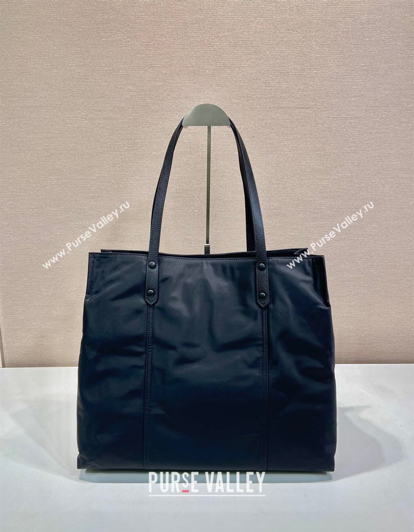 Prada Nylon Tote Bag Black 2025 1BG184 (YZ-250207043)