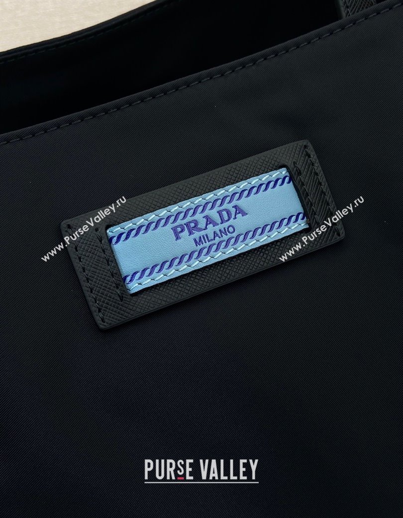 Prada Nylon Tote Bag Black 2025 1BG184 (YZ-250207043)