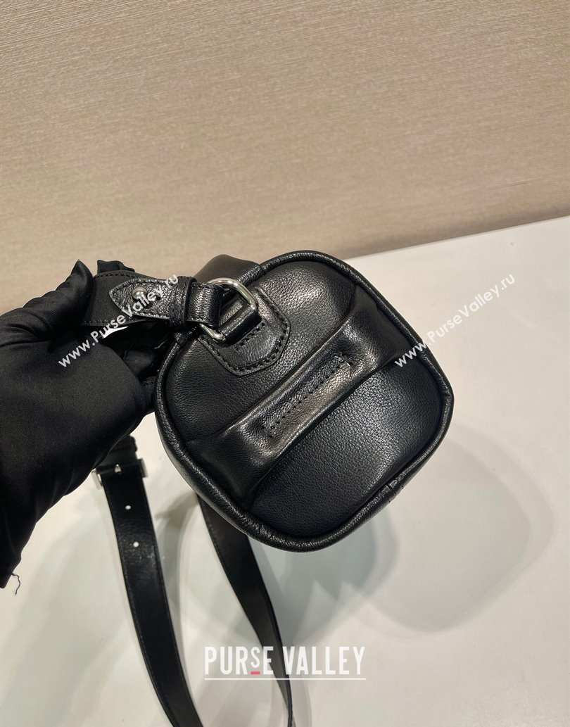 Prada Nappa leather shoulder bag Black 2025 2VH188 (YZ-250521018)