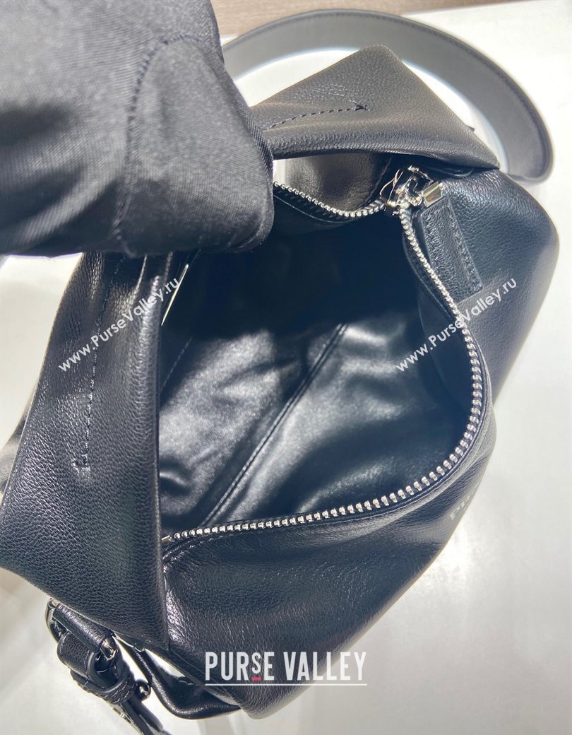 Prada Nappa leather shoulder bag Black 2025 2VH188 (YZ-250207007)