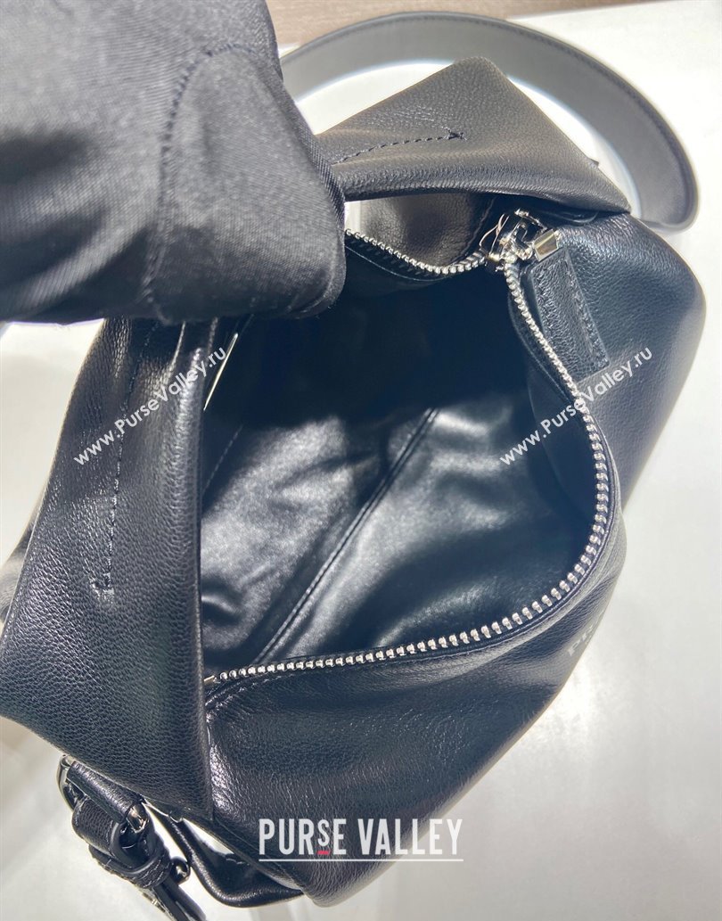 Prada Nappa leather shoulder bag Black 2025 2VH188 (YZ-250521018)