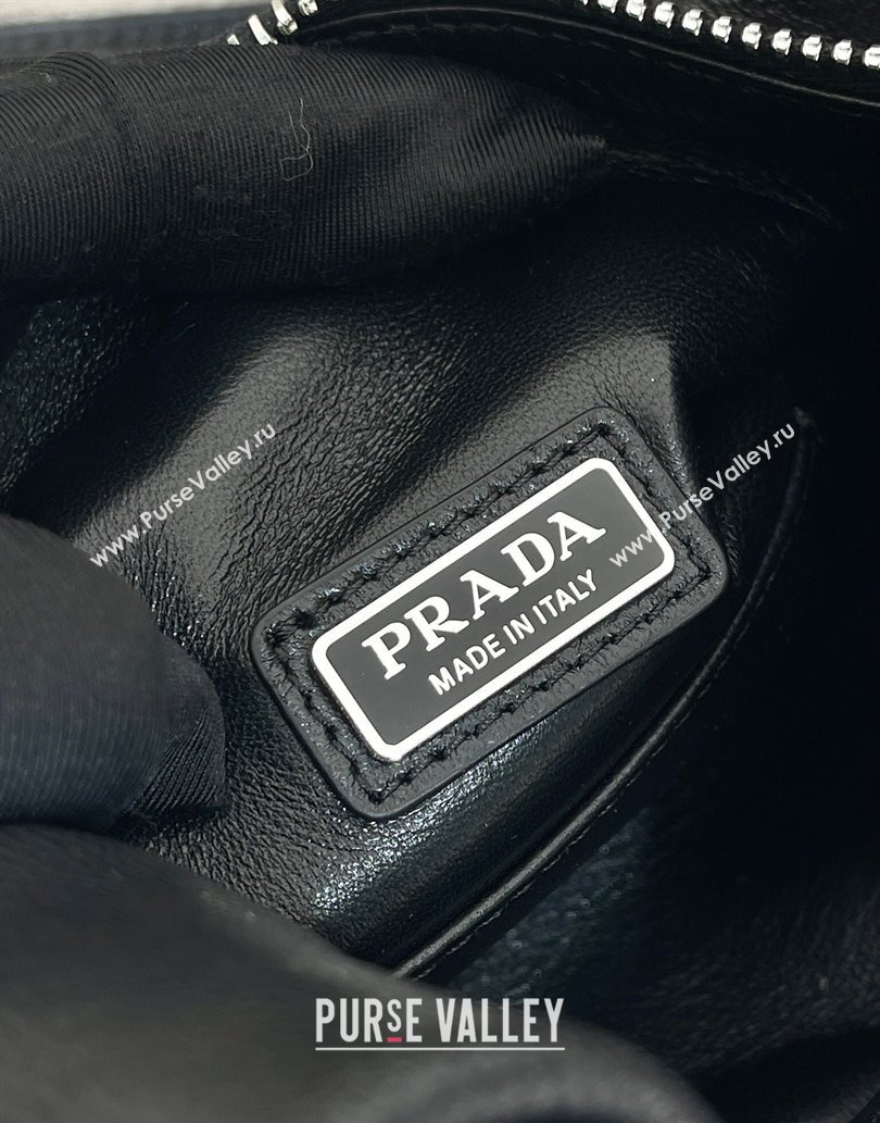 Prada Nappa leather shoulder bag Black 2025 2VH188 (YZ-250521018)