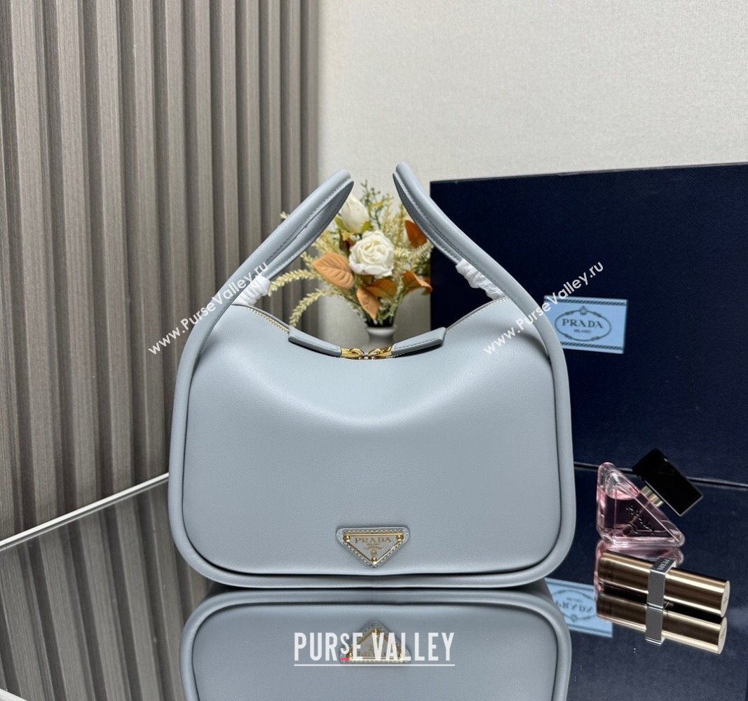 Prada Leather handbag Opaline Blue 2025 1BA451 (YZ-250407008)