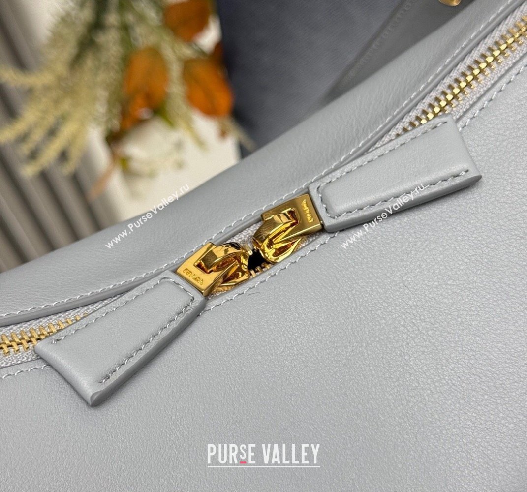 Prada Leather handbag Opaline Blue 2025 1BA451 (YZ-250407008)