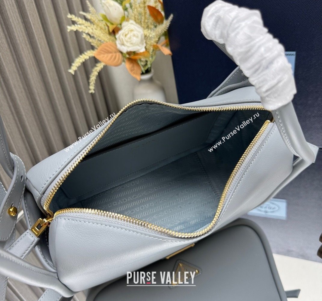 Prada Leather handbag Opaline Blue 2025 1BA451 (YZ-250407008)