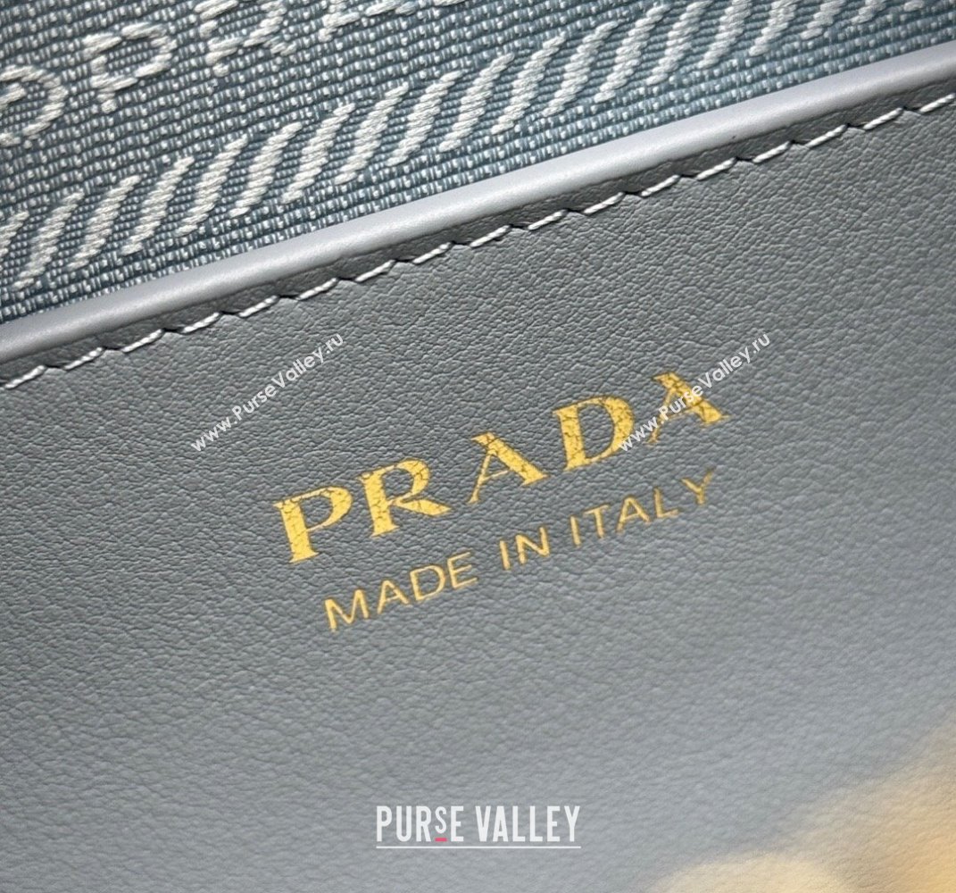Prada Leather handbag Opaline Blue 2025 1BA451 (YZ-250407008)