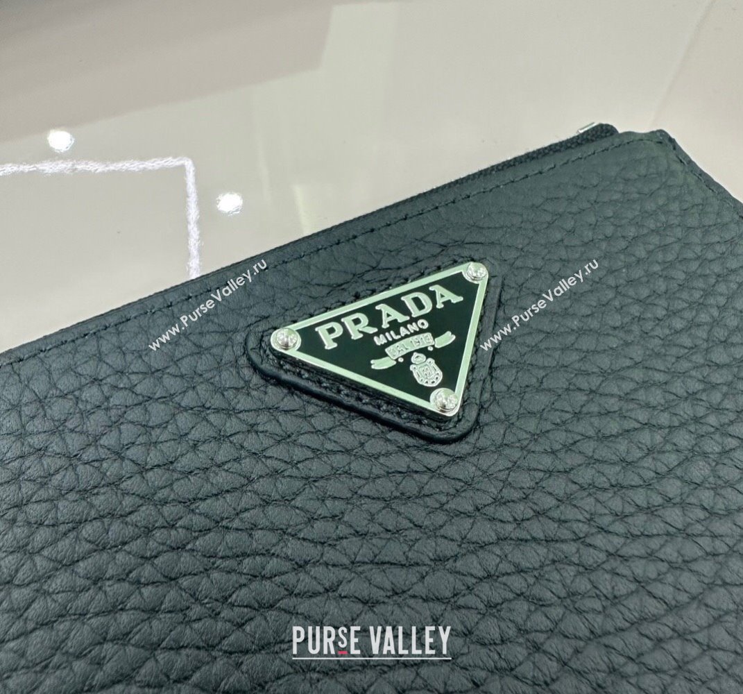Prada Leather card holder Wallet Black 1MC086 2025 (YZ-250407078)