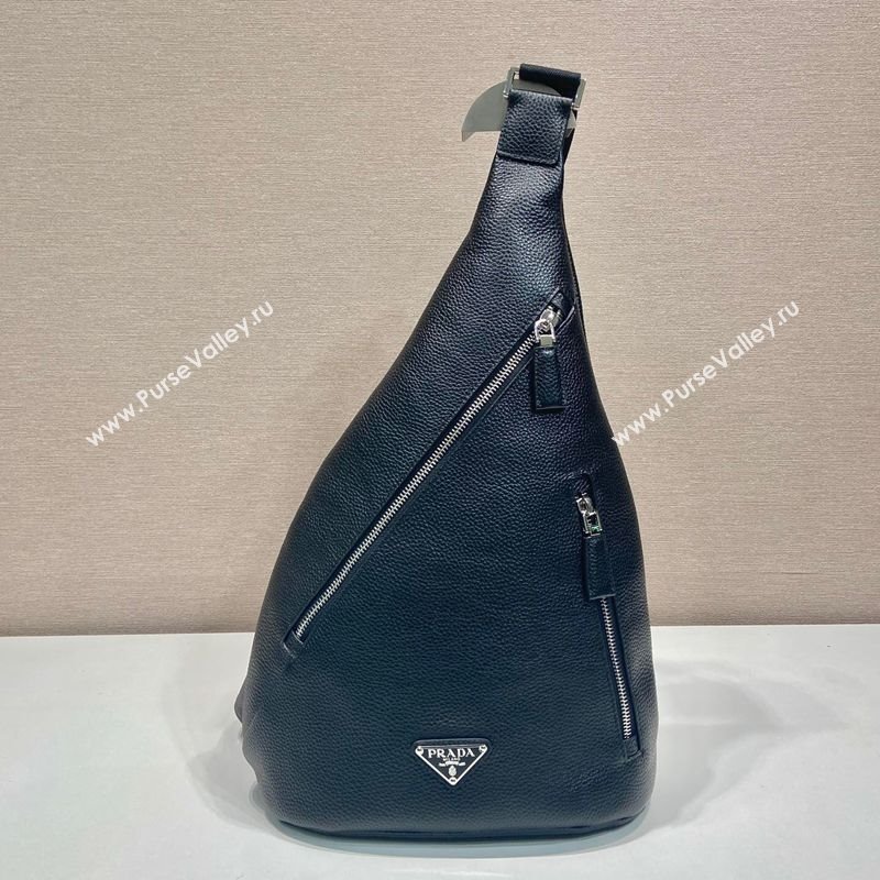 Prada Mens Cross leather bag 2VZ092 Black 2025 (YZ-250407020)