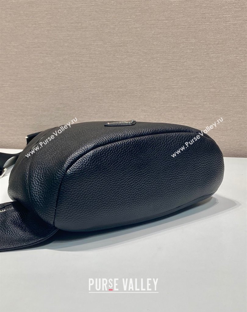 Prada Mens Cross leather bag 2VZ092 Black 2025 (YZ-250407020)