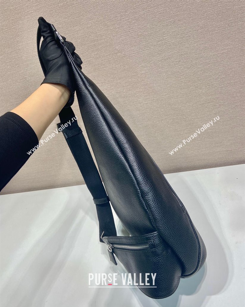 Prada Mens Cross leather bag 2VZ092 Black 2025 (YZ-250407020)