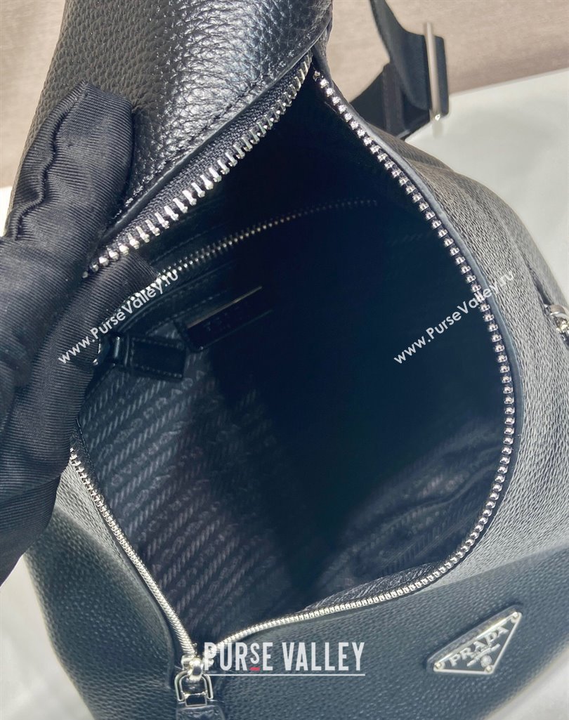 Prada Mens Cross leather bag 2VZ092 Black 2025 (YZ-250407020)