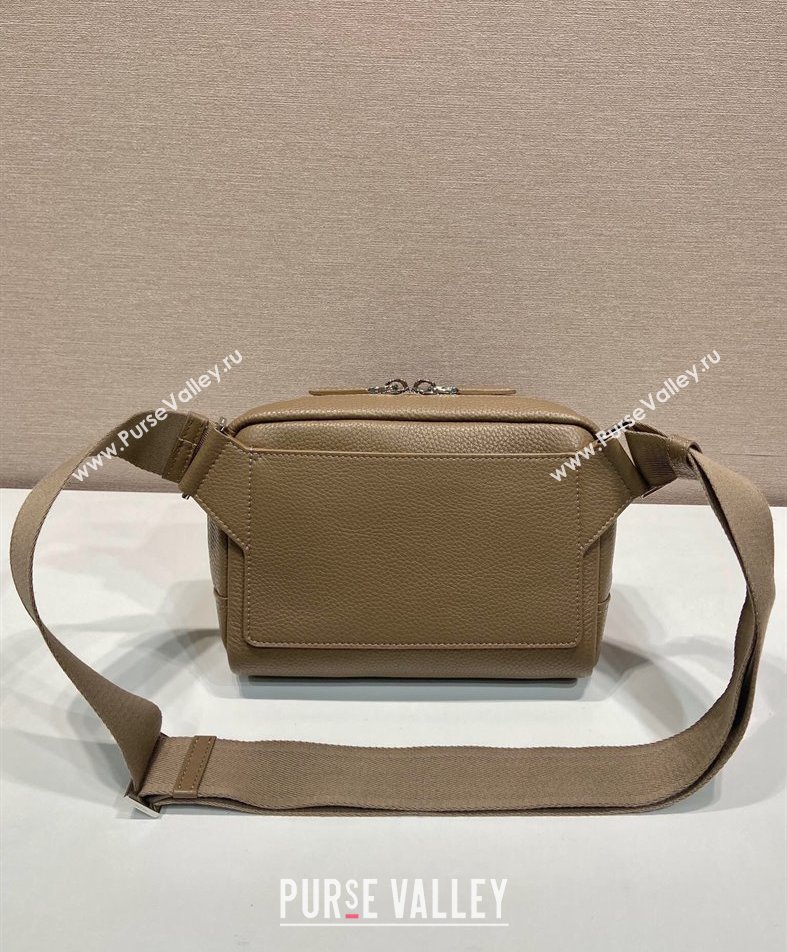 Prada Mens Leather shoulder bag 2VH181 Beige 2025 (YZ-250407021)