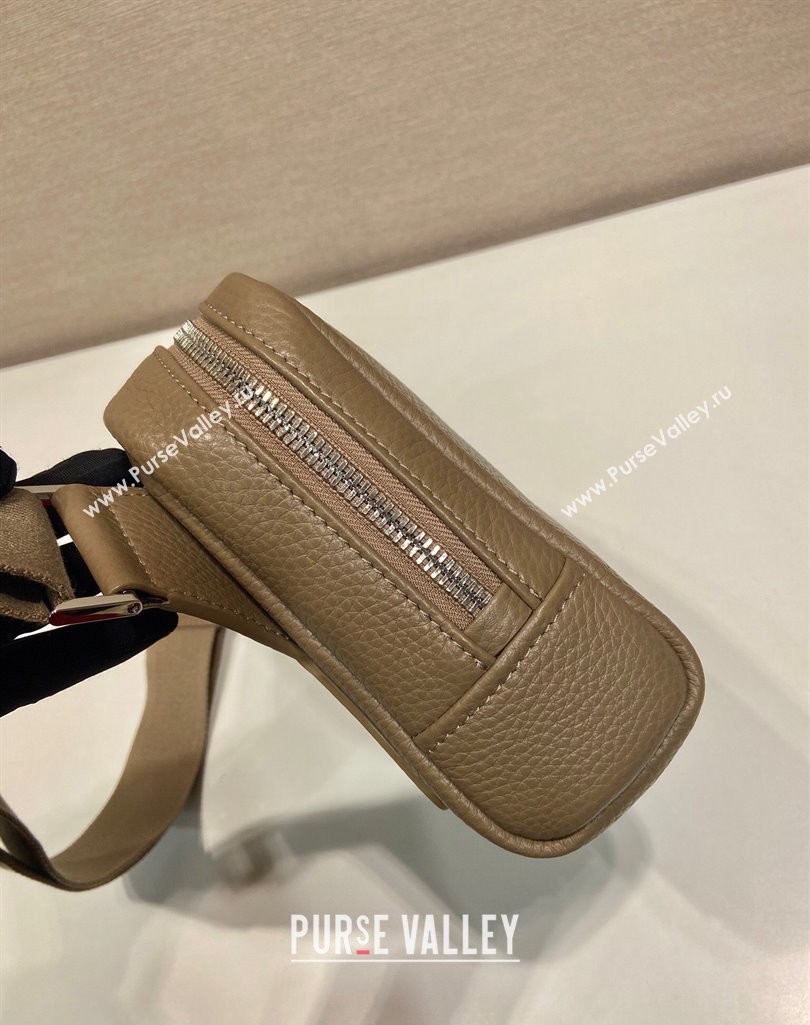 Prada Mens Leather shoulder bag 2VH181 Beige 2025 (YZ-250407021)