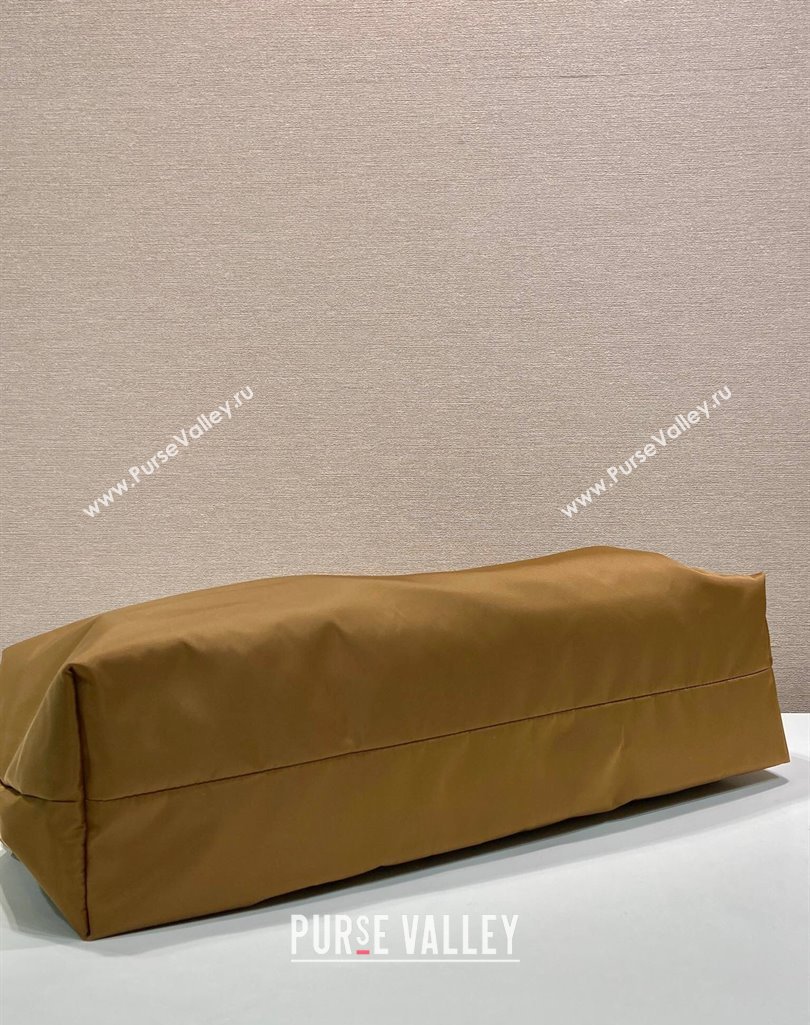 Prada Mariner large Re-Nylon shoulder bag 1BC244 Brandy Brown 2025 (YZ-250407030)