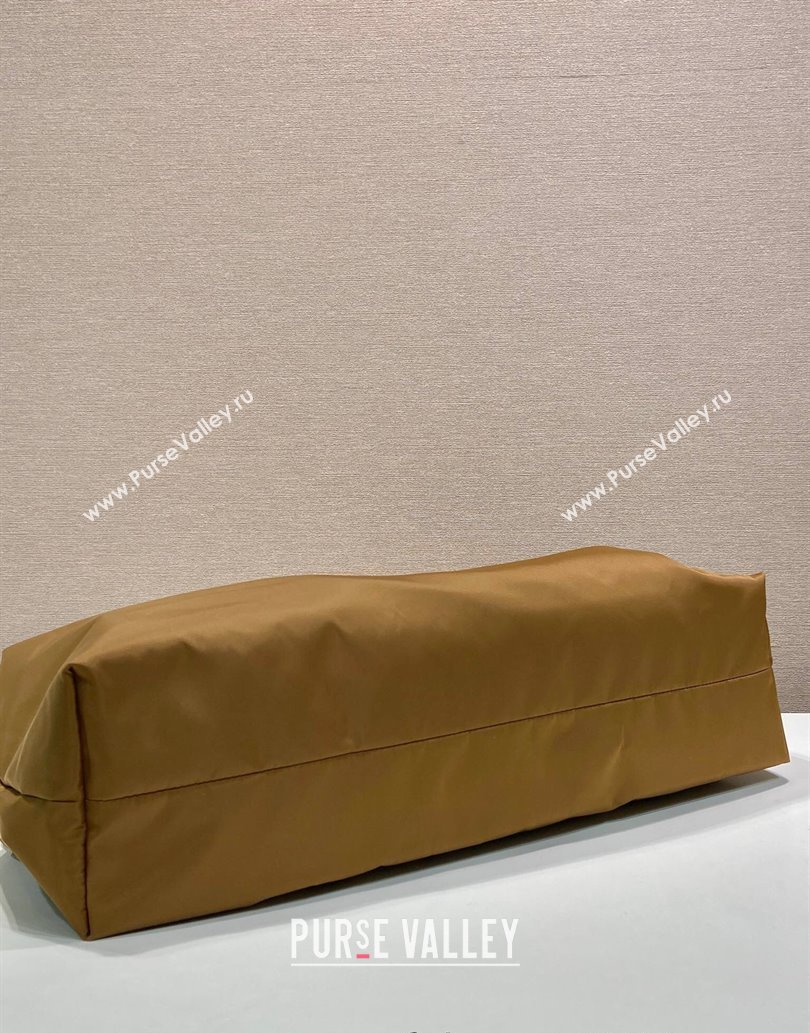 Prada Mariner large Re-Nylon shoulder bag 1BC244 Brandy Brown 2025 (YZ-250521095)
