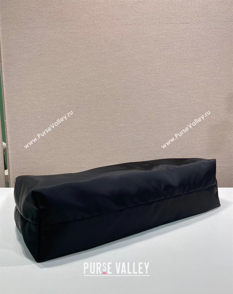 Prada Mariner large Re-Nylon shoulder bag 1BC244 Black 2025 (YZ-250407031)