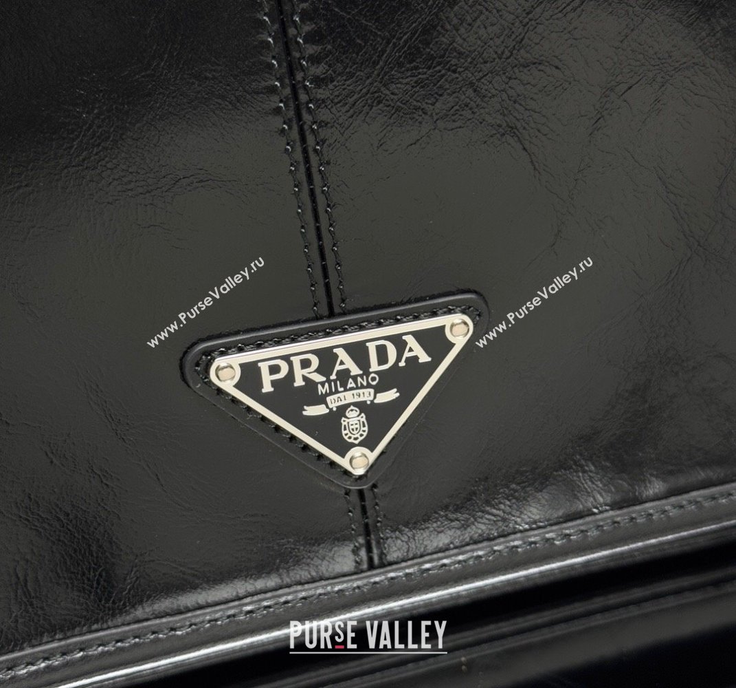 Prada Mens Leather shoulder bag 2VD073 Black 2025 (YZ-250407043)