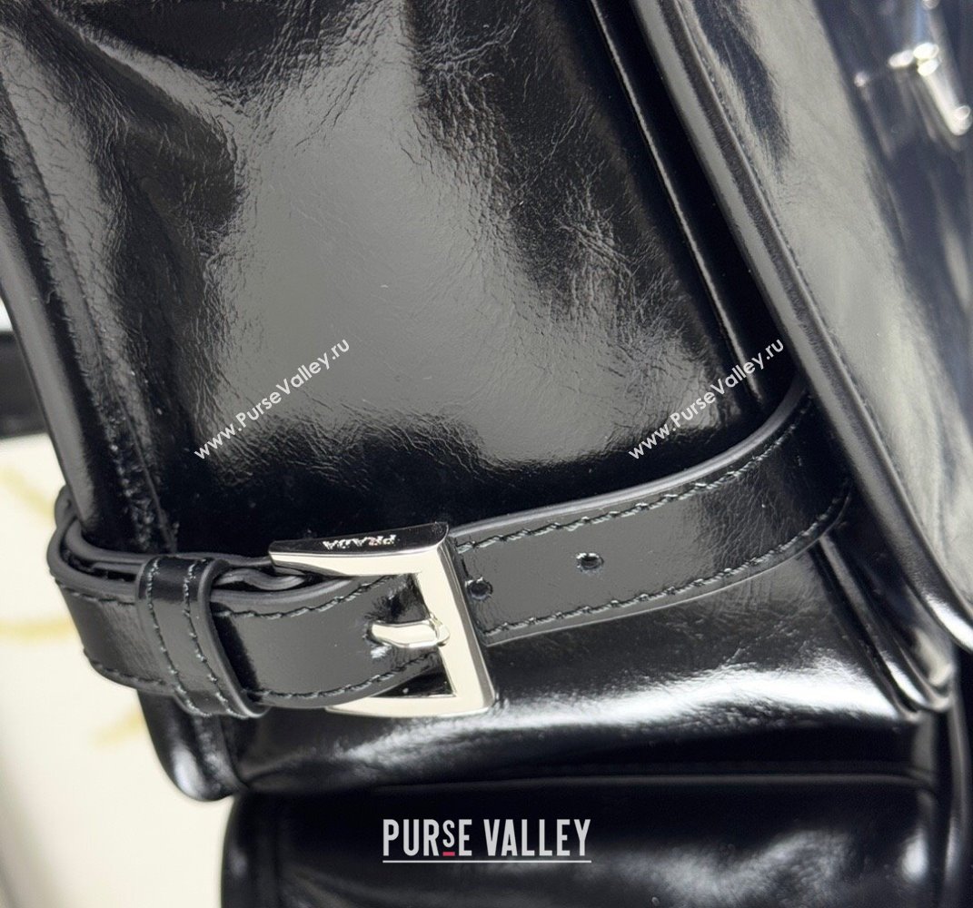 Prada Mens Leather shoulder bag 2VD073 Black 2025 (YZ-250407043)