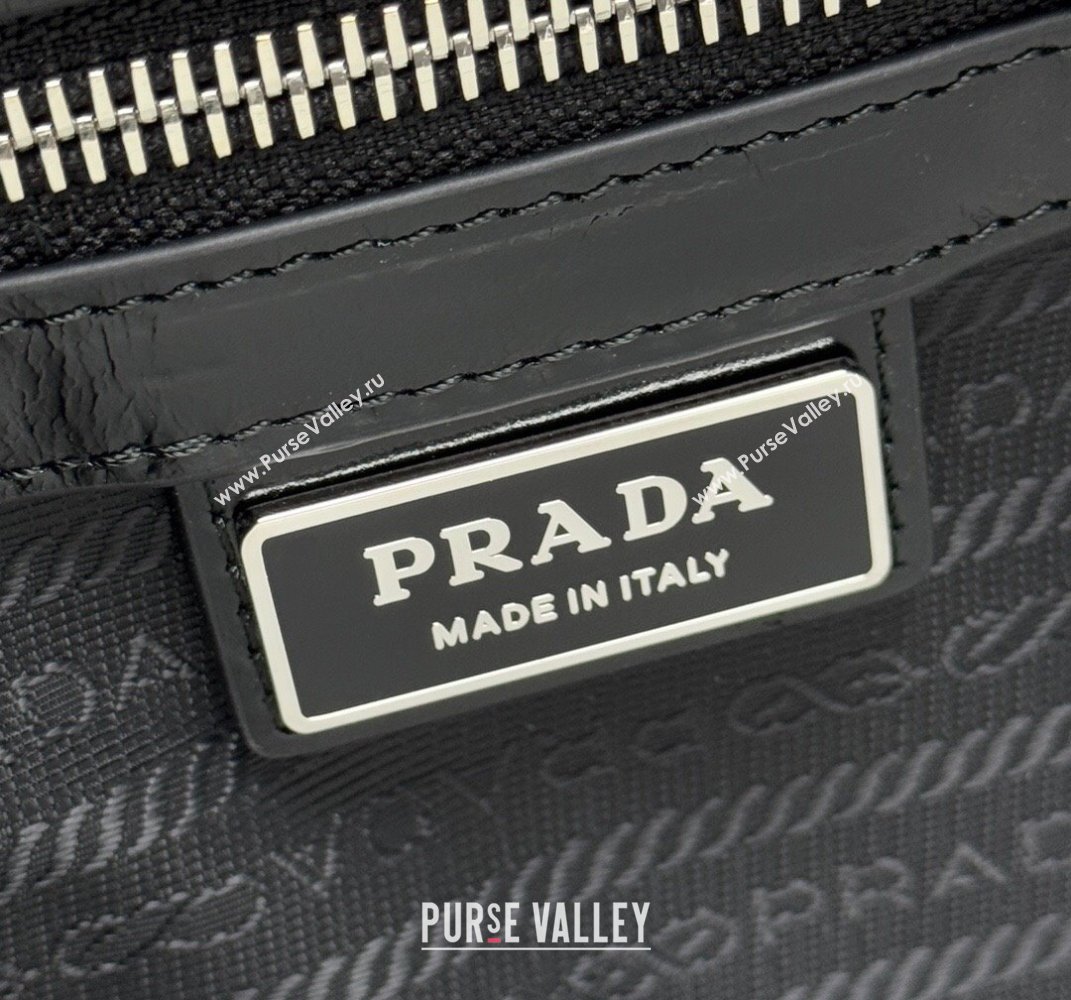 Prada Mens Leather shoulder bag 2VD073 Black 2025 (YZ-250407043)