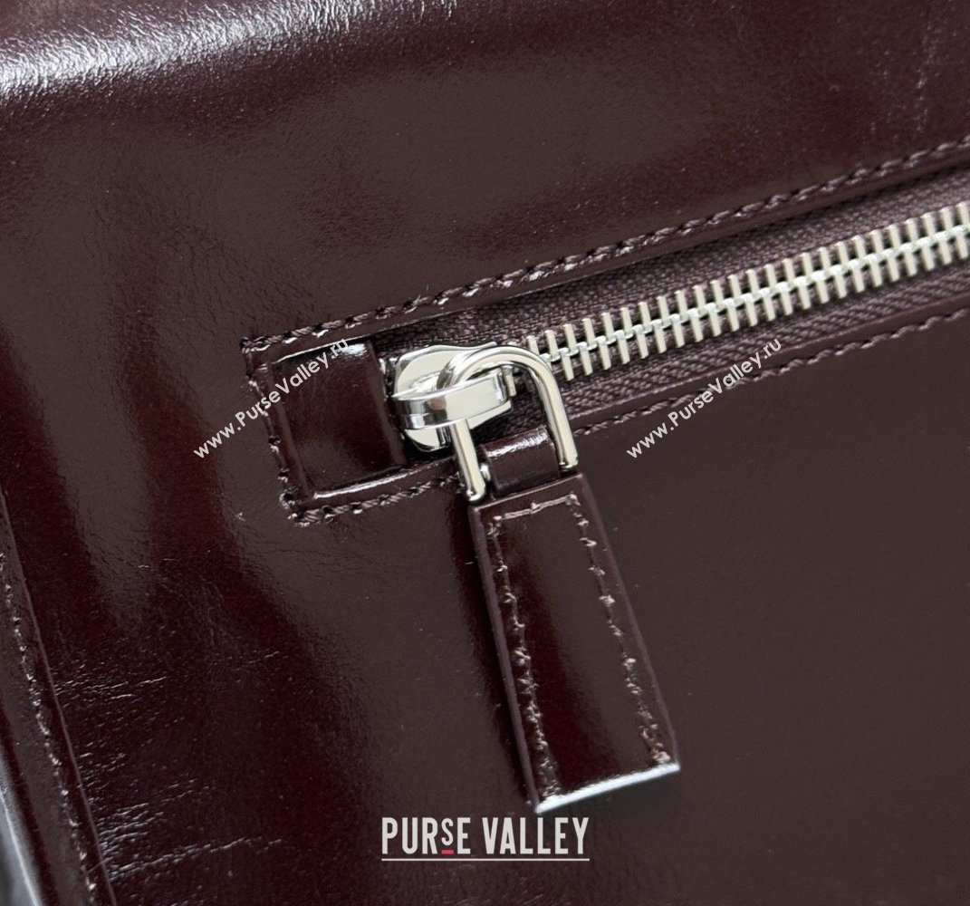Prada Mens Leather shoulder bag 2VD073 Dark Brown 2025 (YZ-250407044)