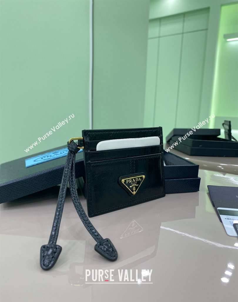 Prada Leather card holder Wallet Black 1MC025 2025 (YZ-250407071)