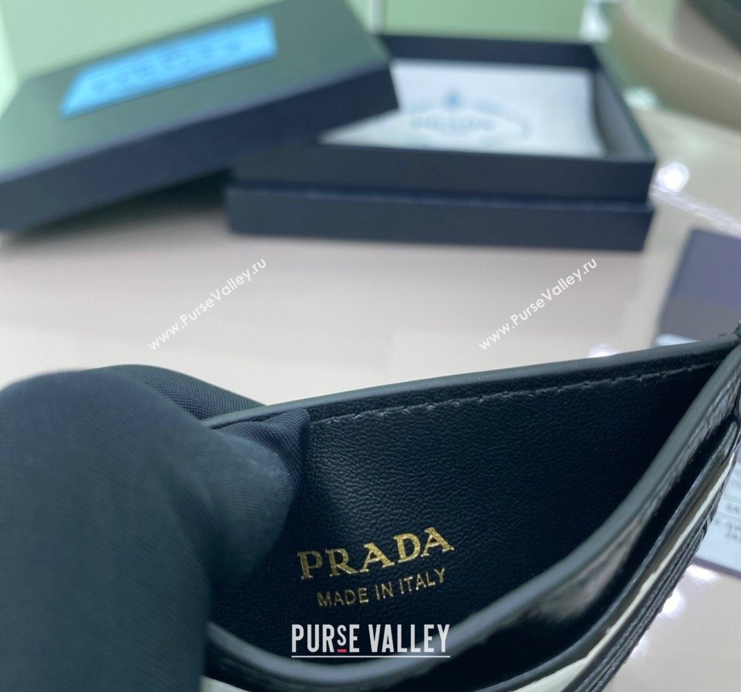 Prada Leather card holder Wallet Black 1MC025 2025 (YZ-250407071)