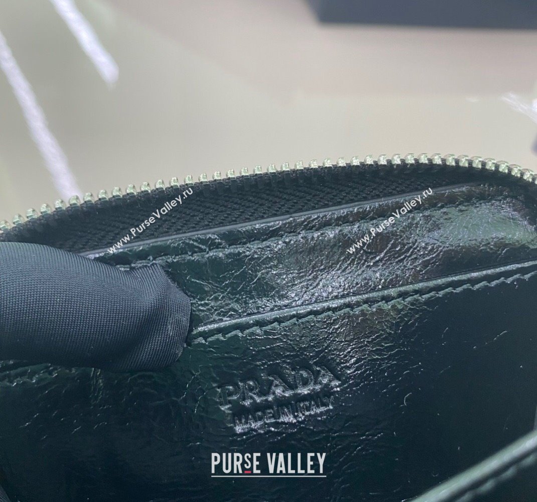 Prada Leather coin purse Wallet Black 2MM003 2025 (YZ-250407073)