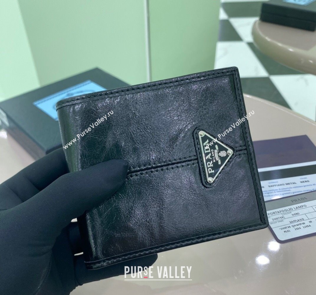 Prada Leather Wallet Black 2MO738 2025 (YZ-250407074)