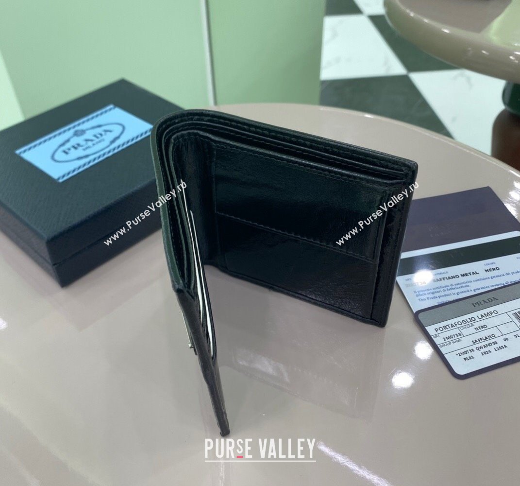 Prada Leather Wallet Black 2MO738 2025 (YZ-250407074)