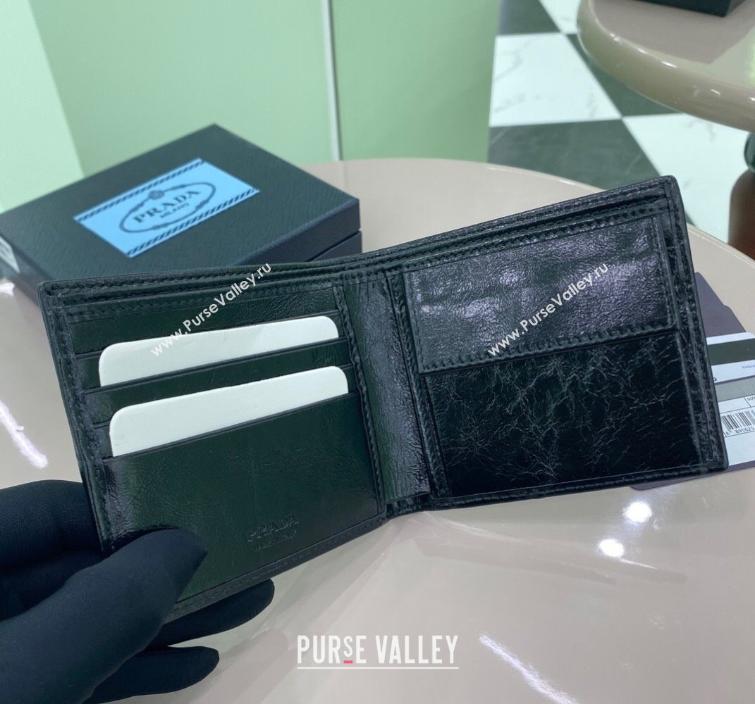 Prada Leather Wallet Black 2MO738 2025 (YZ-250407074)