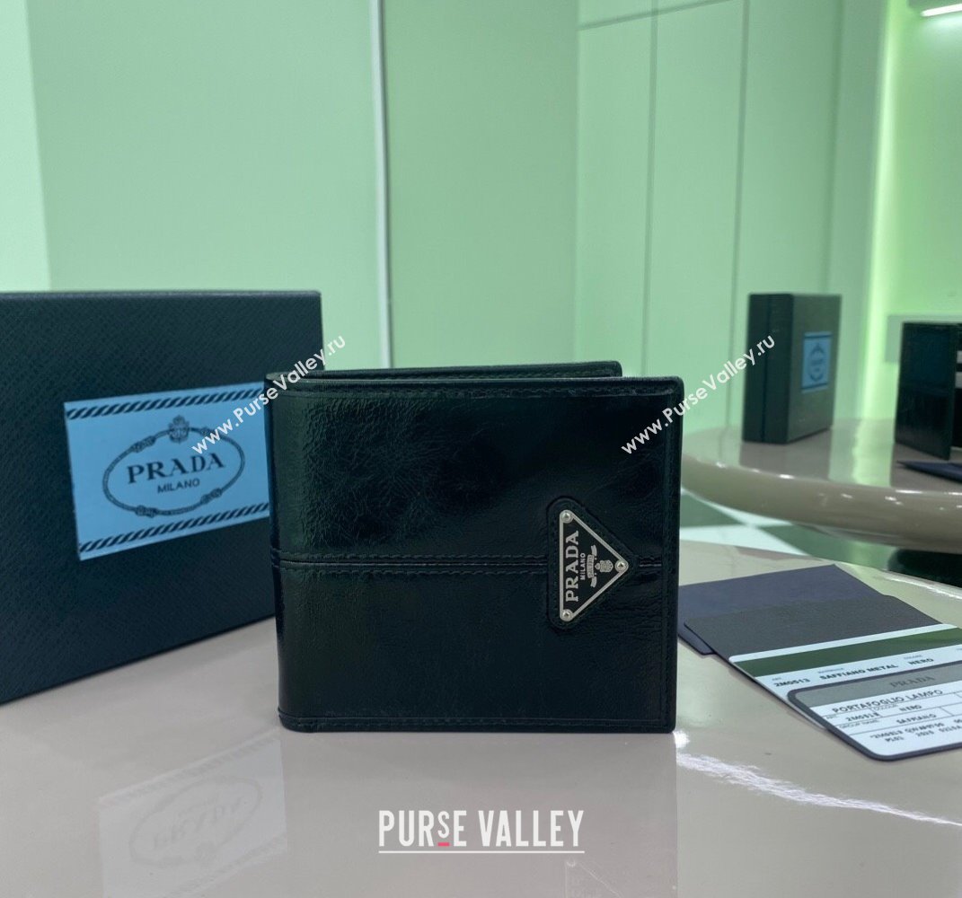 Prada Leather Wallet Black 2MO513 2025 (YZ-250407075)
