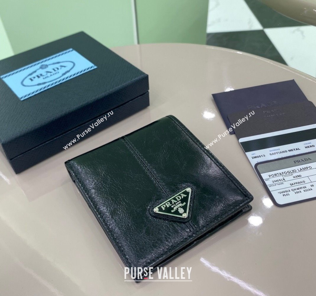 Prada Leather Wallet Black 2MO513 2025 (YZ-250407075)