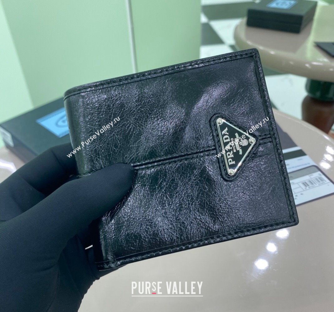 Prada Leather Wallet Black 2MO513 2025 (YZ-250407075)