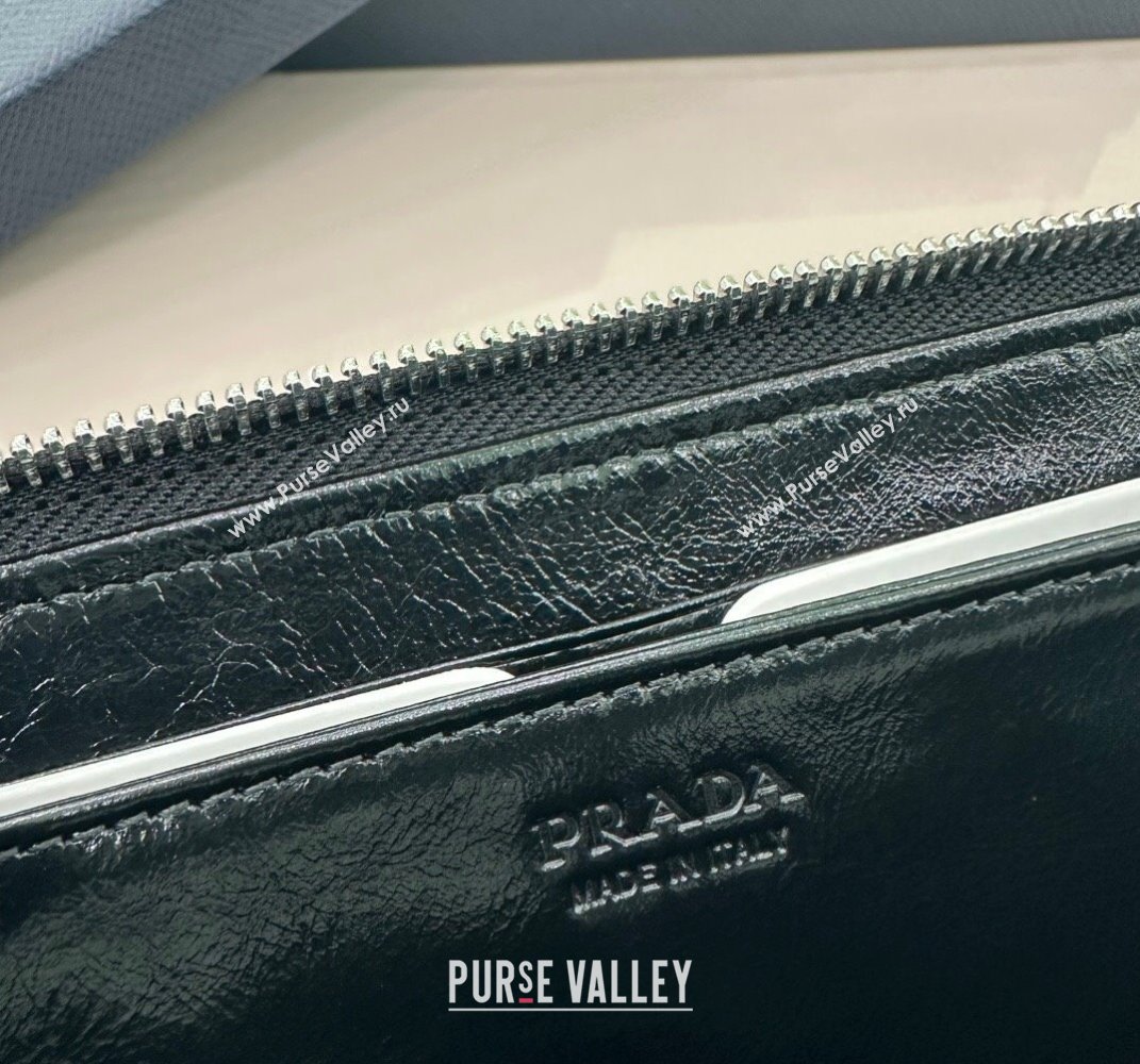Prada Leather Wallet Black 2ML059 2025 (YZ-250407076)