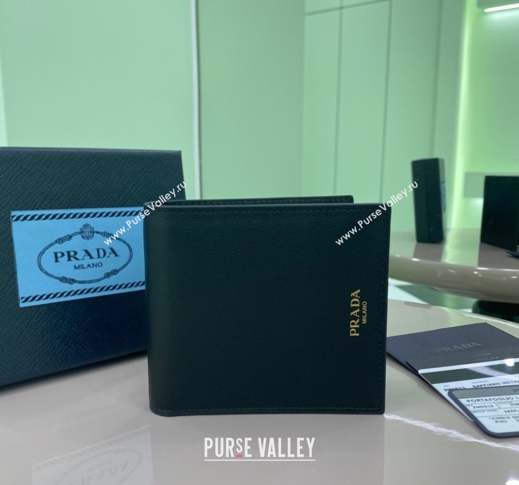 Prada Leather Wallet Black 2MO513 2025 (YZ-250407077)