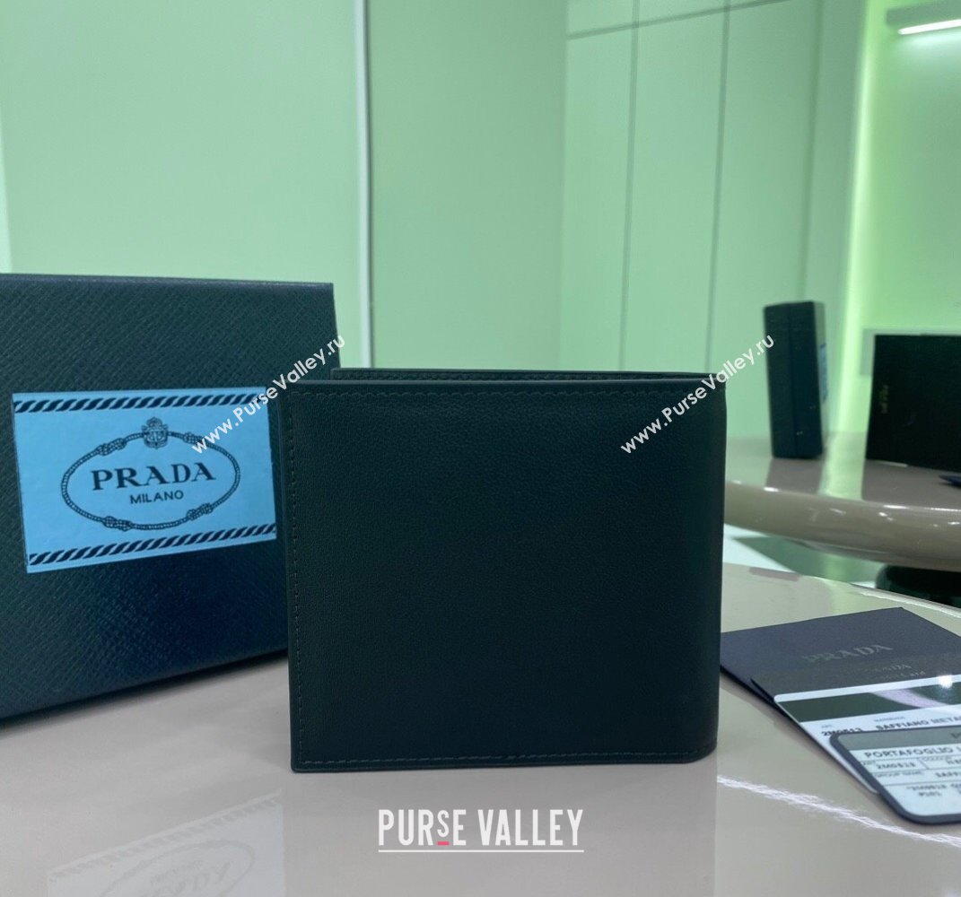 Prada Leather Wallet Black 2MO513 2025 (YZ-250407077)