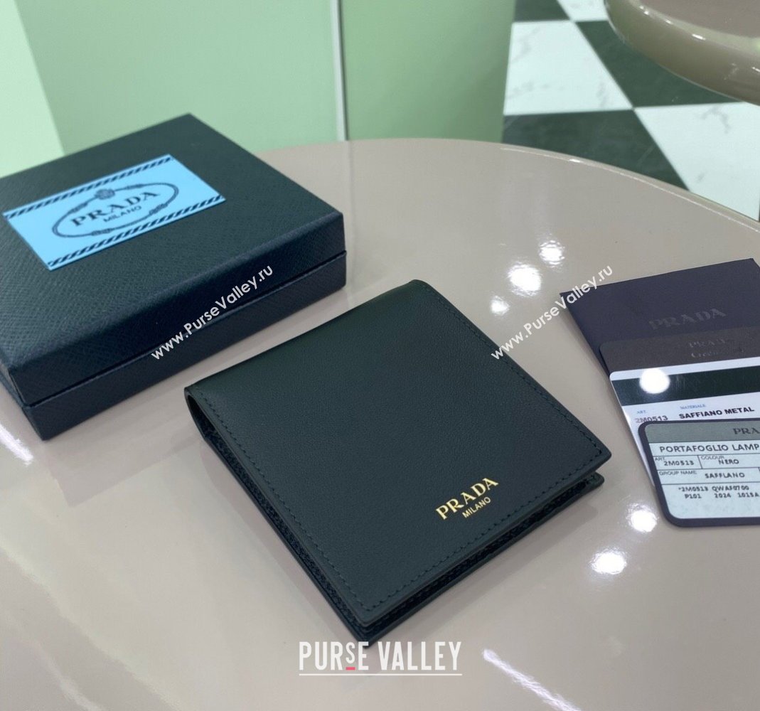 Prada Leather Wallet Black 2MO513 2025 (YZ-250407077)