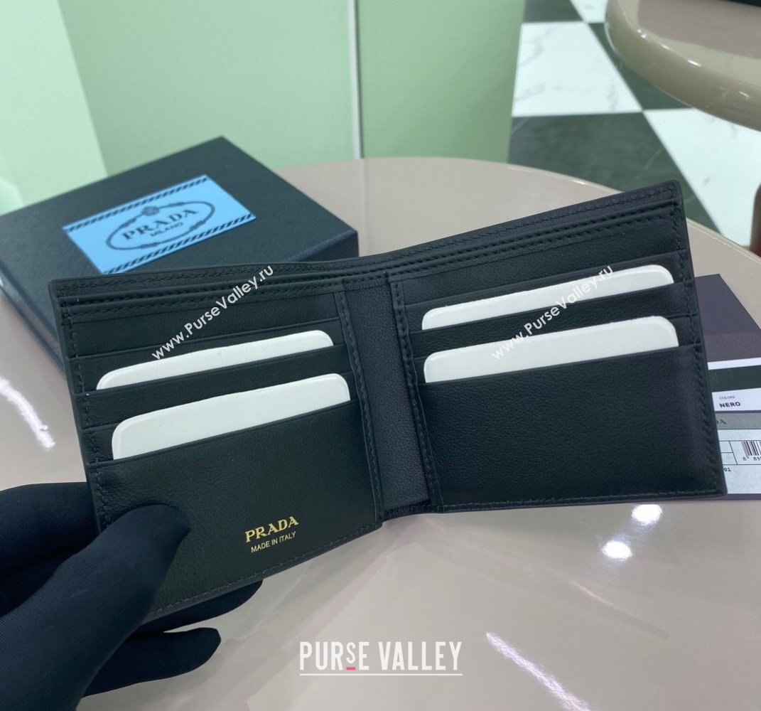 Prada Leather Wallet Black 2MO513 2025 (YZ-250407077)
