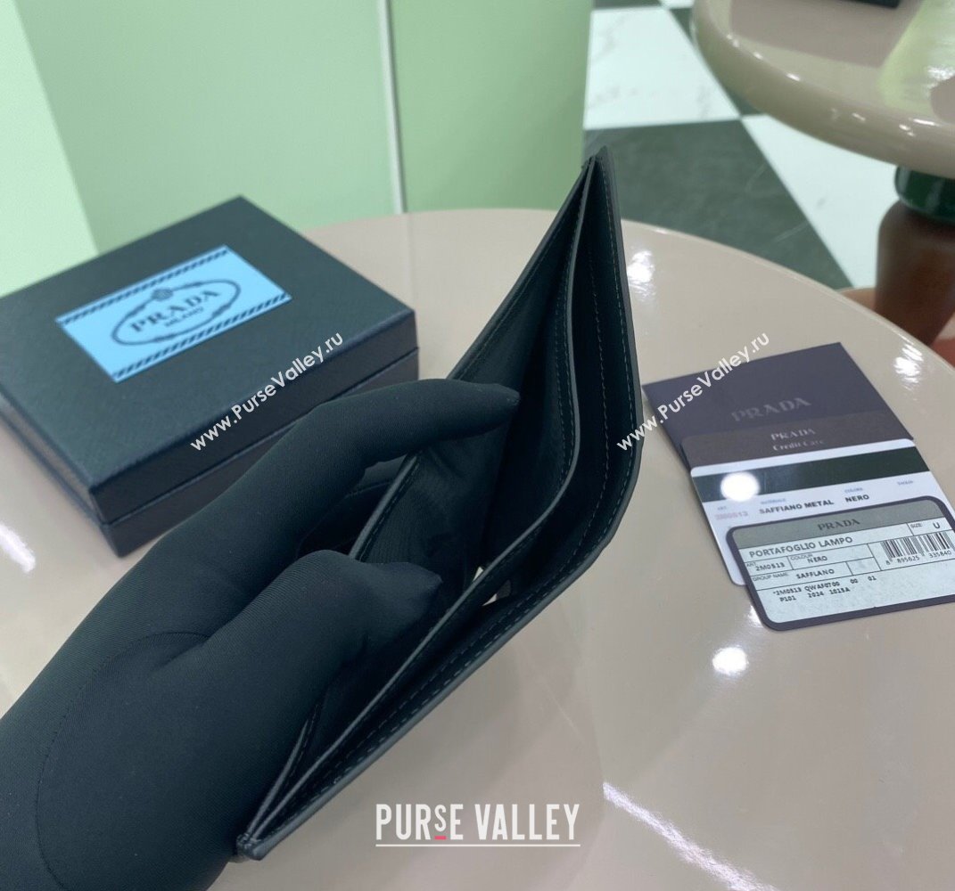 Prada Leather Wallet Black 2MO513 2025 (YZ-250407077)