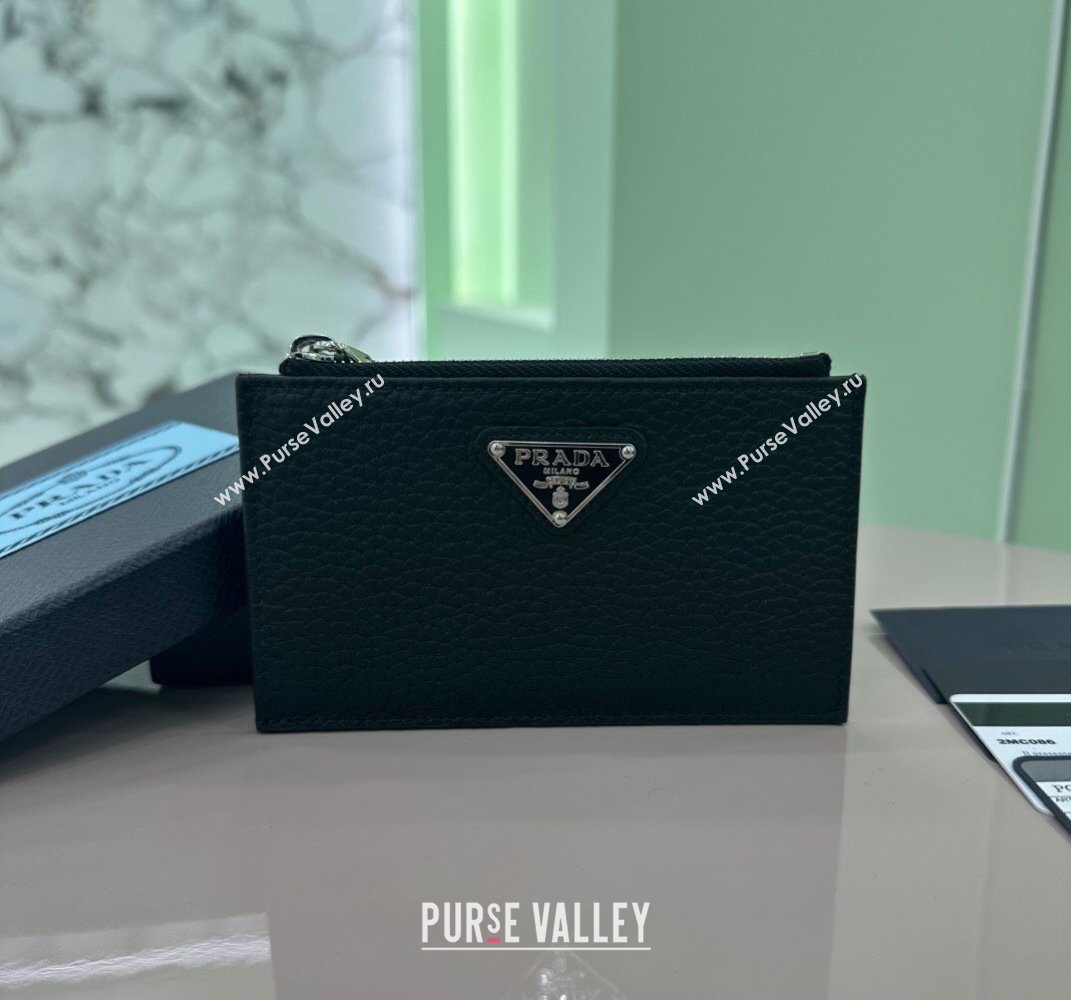 Prada Leather card holder Wallet Black 1MC086 2025 (YZ-250407078)
