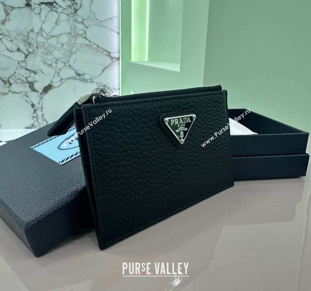 Prada Leather card holder Wallet Black 1MC086 2025 (YZ-250407078)