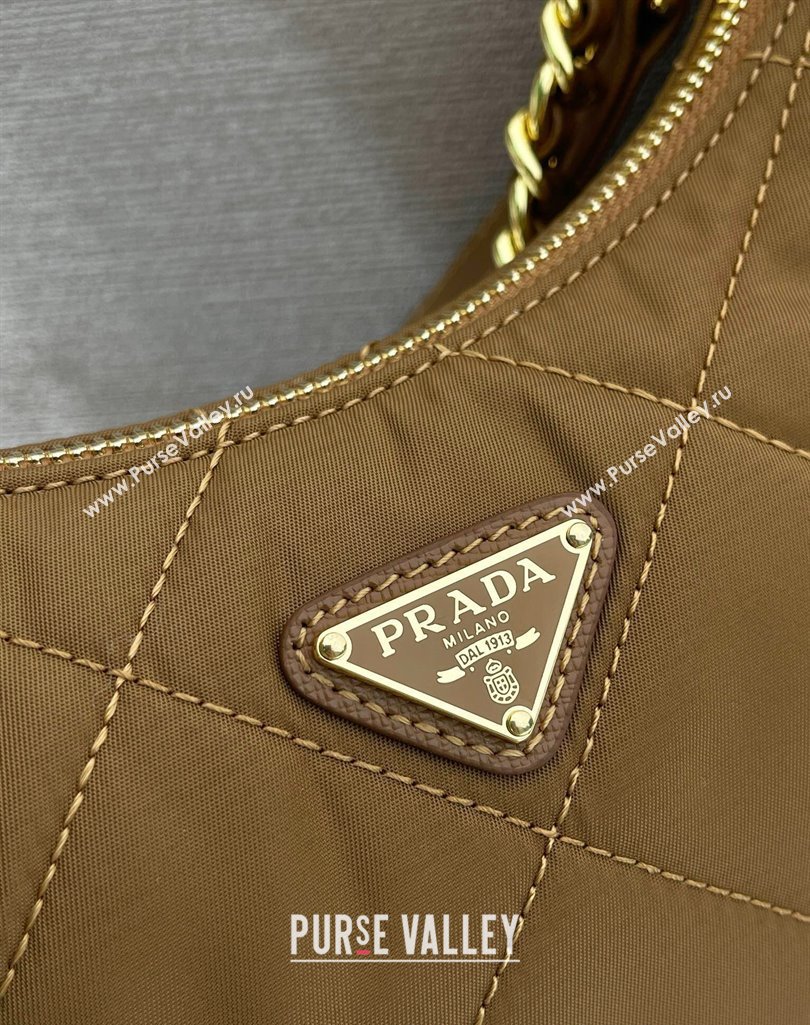 Prada Re-Edition 1995 Chaîne Re-Nylon mini-bag 1BC204 Brandy Brown 2025 (YZ-250407070)