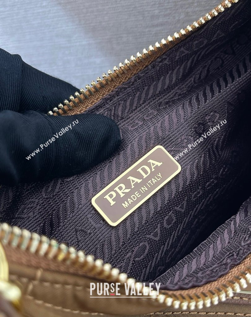 Prada Re-Edition 1995 Chaîne Re-Nylon mini-bag 1BC204 Brandy Brown 2025 (YZ-250407070)