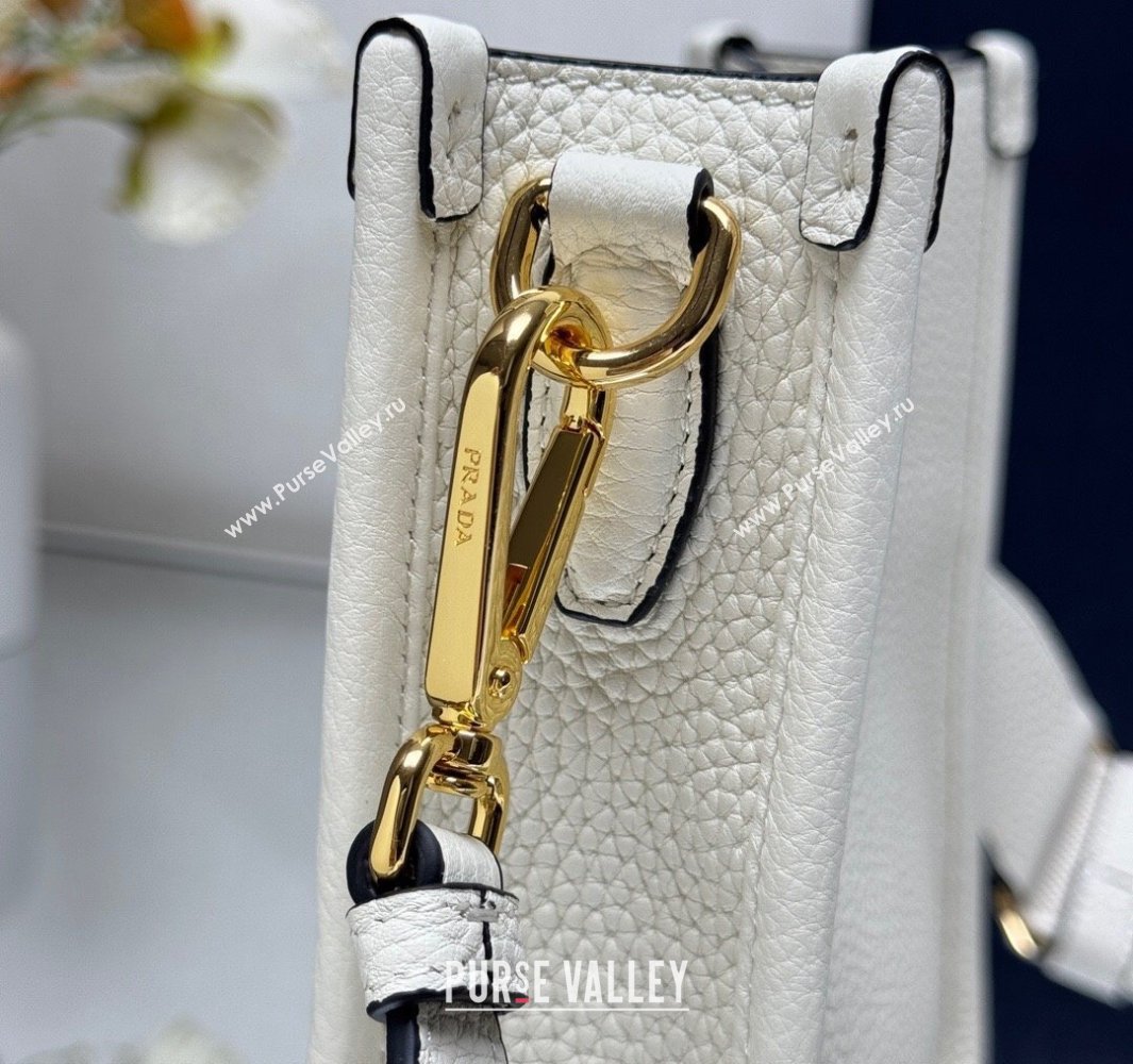 Prada Leather mini shoulder bag White 2025 1BH191 (YZ-250521010)