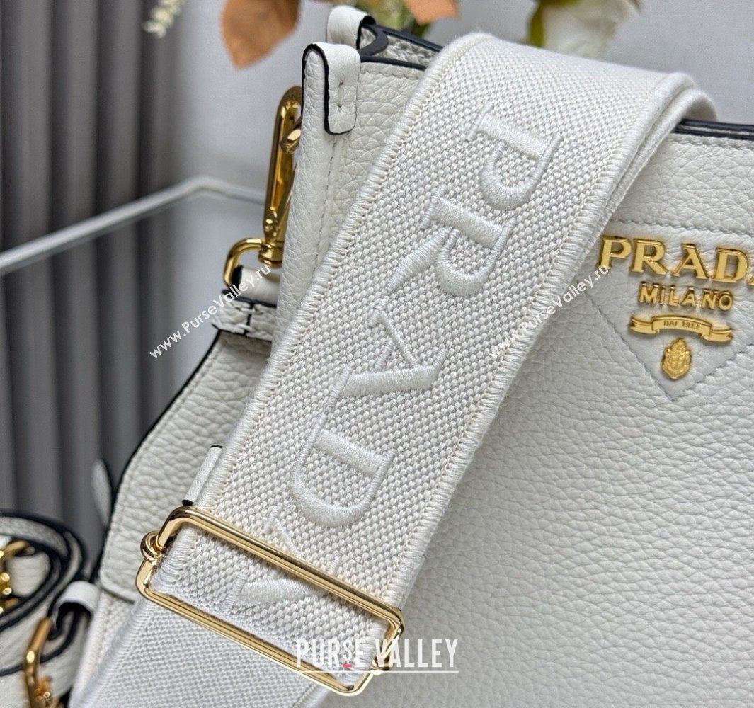 Prada Leather mini shoulder bag White 2025 1BH191 (YZ-250521010)